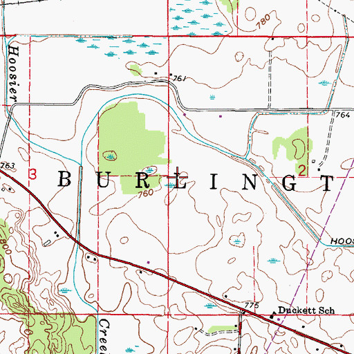 Topographic Map of 420 Reservoir, WI