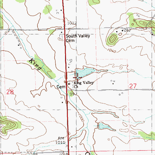 Topographic Map of Skoyen G-9503 Dam, WI