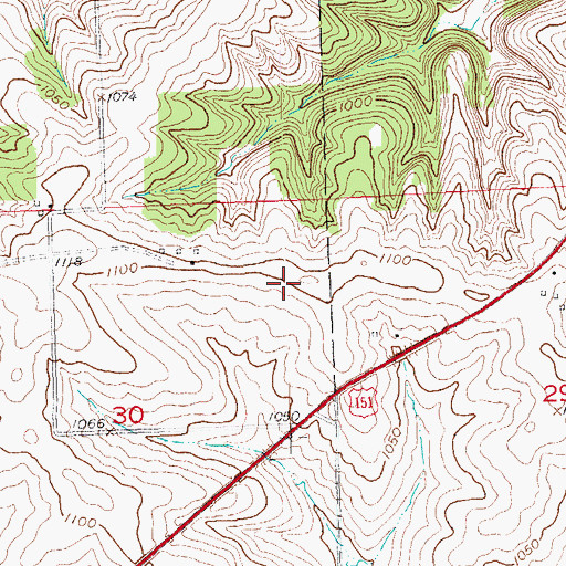 Topographic Map of Wright-Palzkill 3SD78808 Dam, WI