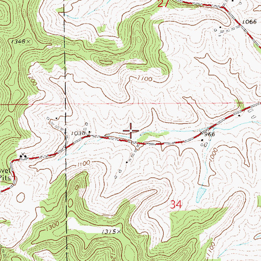 Topographic Map of Dettloff Paul 3WC77816 Dam, WI