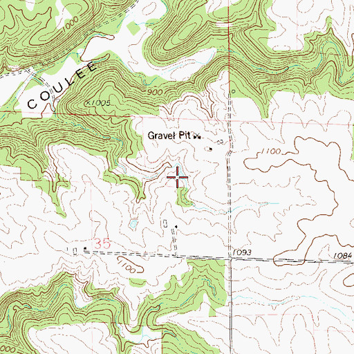 Topographic Map of .25 Reservoir, WI