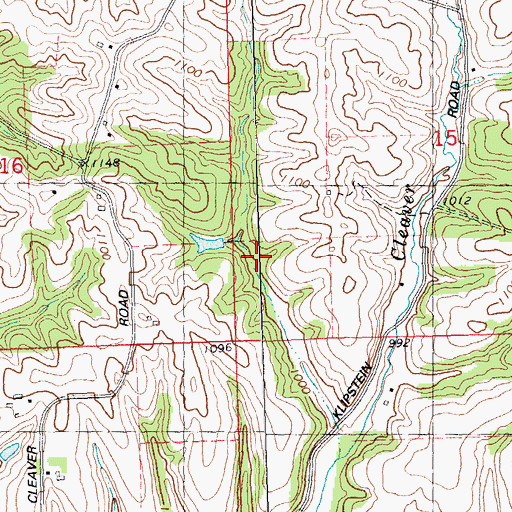 Topographic Map of 0.1 Reservoir, WI