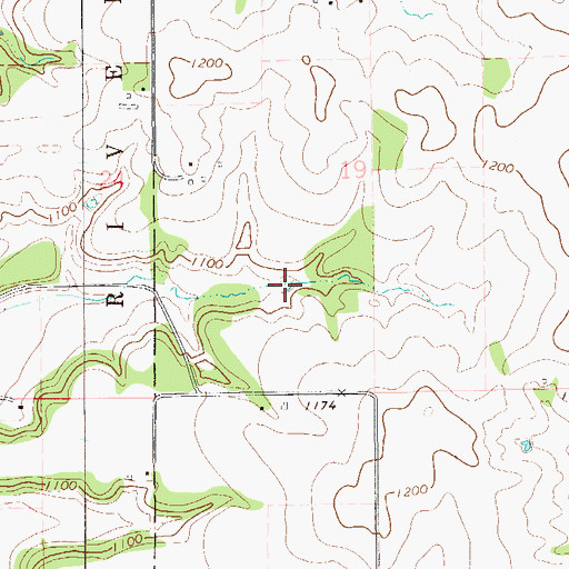Topographic Map of .40 Reservoir, WI
