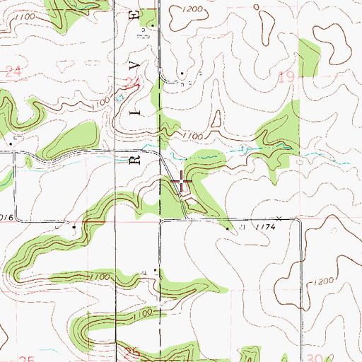 Topographic Map of Donovan Robey Number 3 G 8180.2 Dam, WI