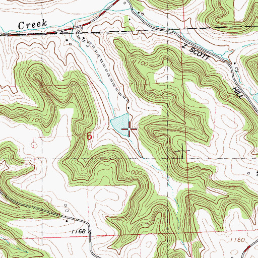 Topographic Map of Susan W Meinhardt E7773 Dam, WI