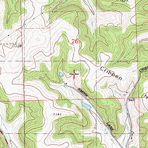 Topographic Map of .36 Reservoir, WI