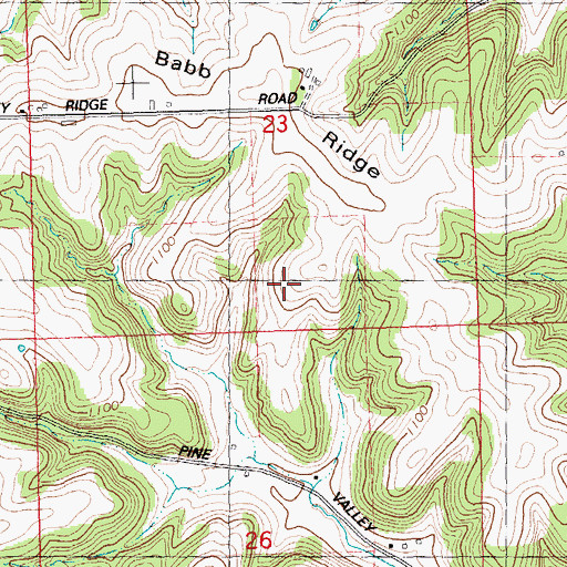 Topographic Map of Barrett G-6253 Dam, WI