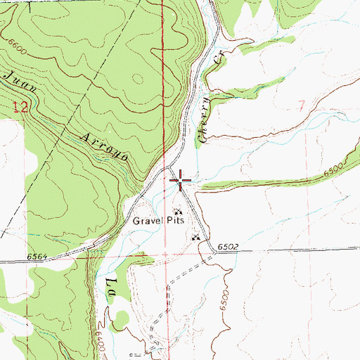 Topographic Map of Cherry Creek, CO