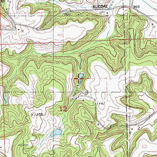 Topographic Map of 0.2 Reservoir, WI