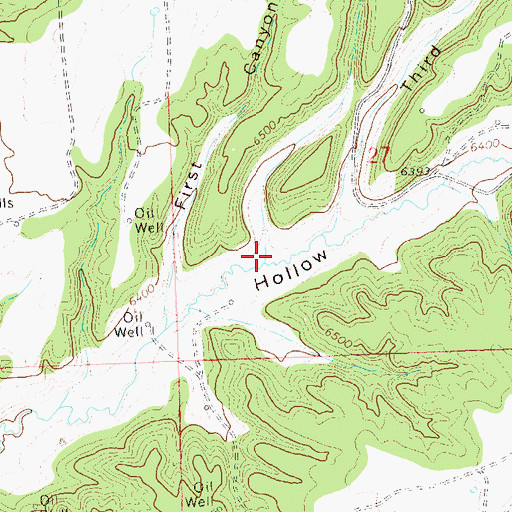 Topographic Map of Cannibal Canyon, CO
