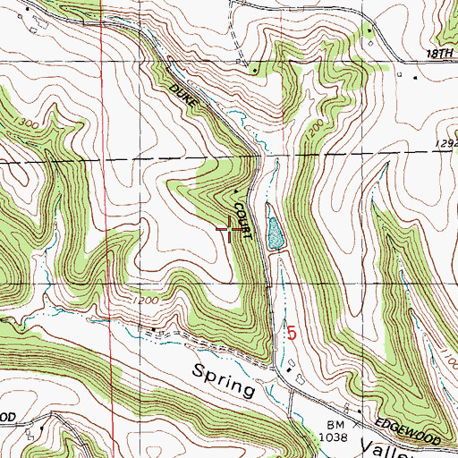 Topographic Map of 0.6 Reservoir, WI