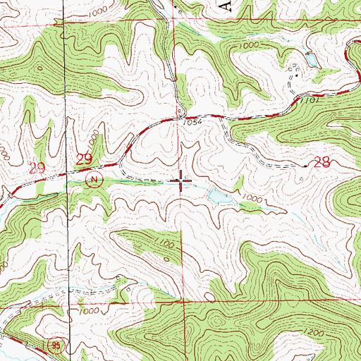 Topographic Map of Jensen Dam, WI