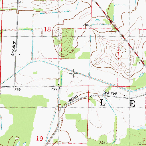 Topographic Map of 8 Reservoir, WI