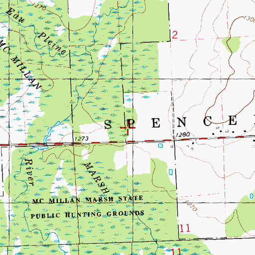 Topographic Map of Kopp G 26 Dam, WI