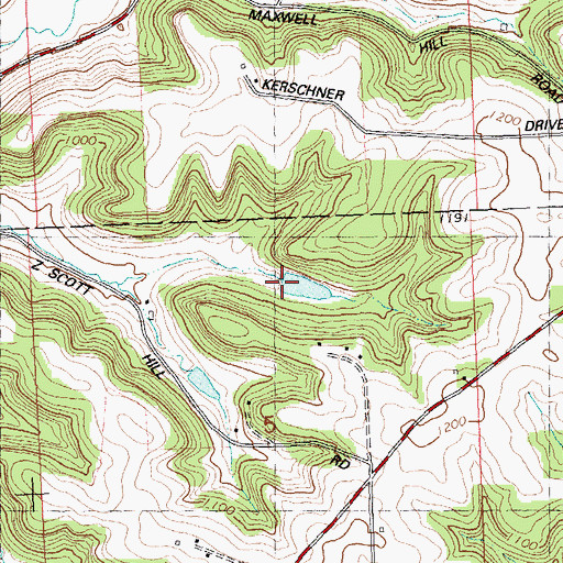 Topographic Map of Jordon Number 1 G2888.1 Dam, WI