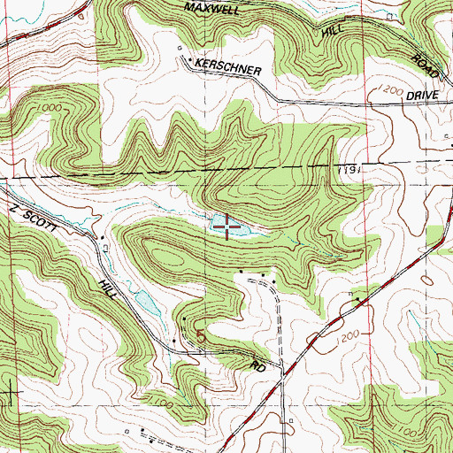 Topographic Map of 0.27 Reservoir, WI