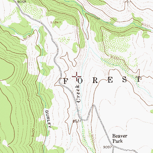 Topographic Map of McDermott Arroyo, CO