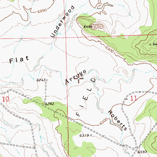 Topographic Map of Roberts Gulch, CO