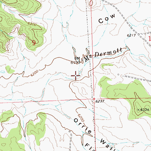 Topographic Map of Stag Canyon, CO
