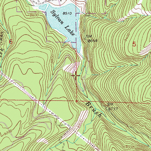 Topographic Map of Adam Campground, CO