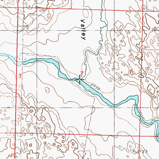 Topographic Map of Wamaduze Creek, NE
