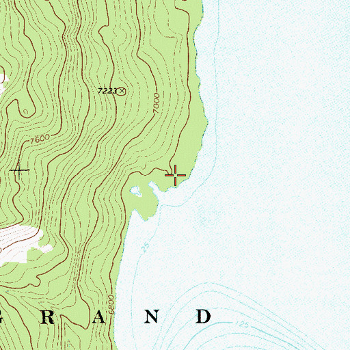 Topographic Map of Jackson Lake Hot Springs, WY