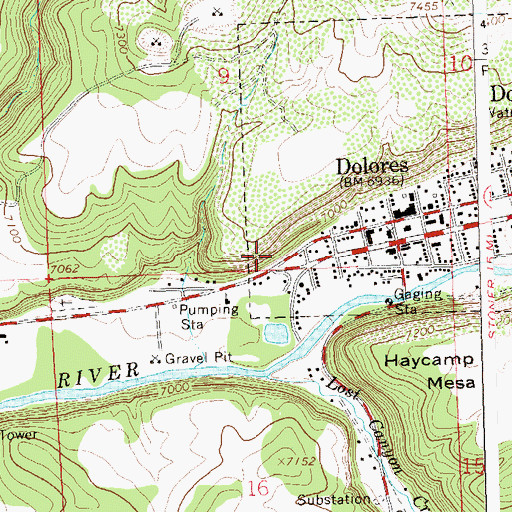 Topographic Map of Friendship Assembly of God, CO