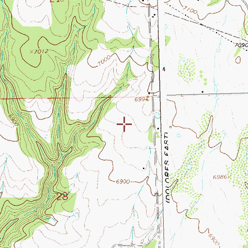 Topographic Map of Rio Grande Southern Railroad Museum, CO