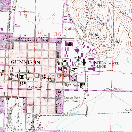 Topographic Map of Presidents House, CO