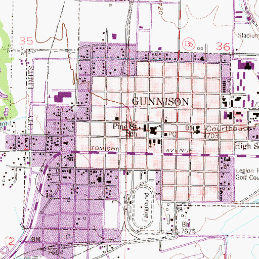 Topographic Map of O Leary Elementary School, CO
