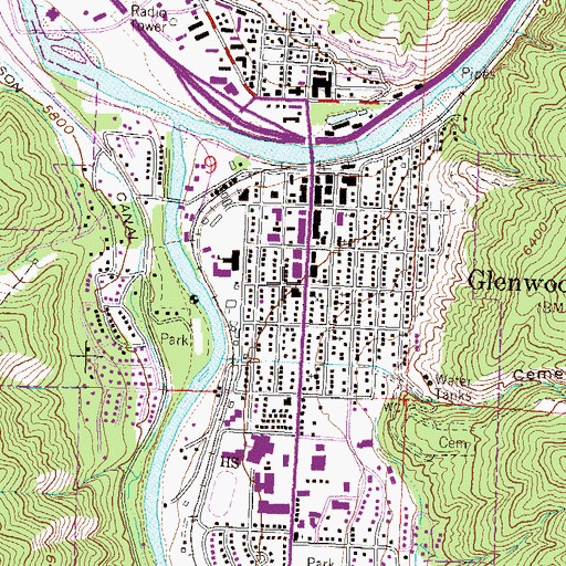 Topographic Map of Saint Stephens Catholic Church, CO