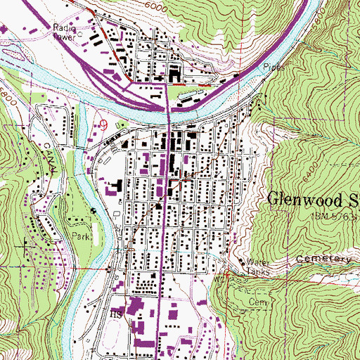 Topographic Map of Church of Christ, CO