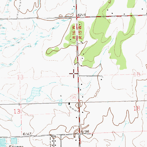Topographic Map of Lighthouse Baptist Church, CO