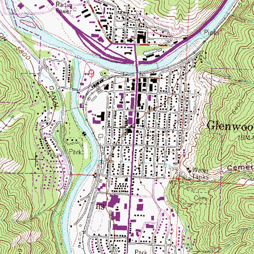 Topographic Map of Christian Science Society, CO