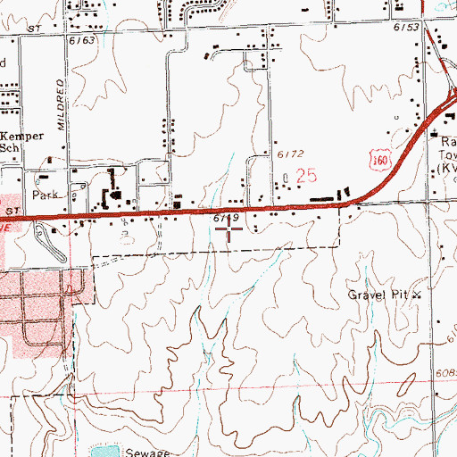Topographic Map of Montezuma County Court House, CO