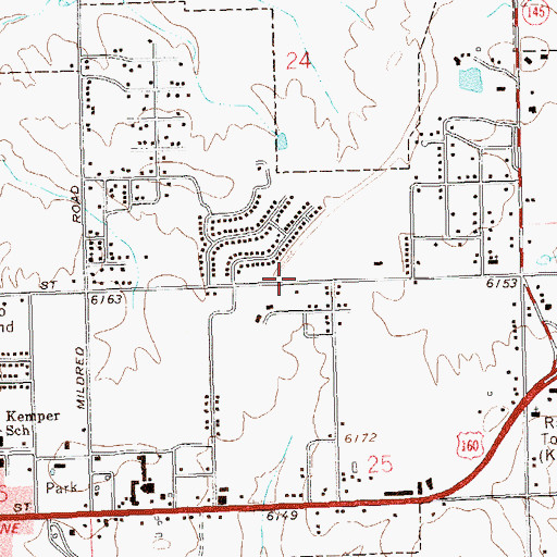 Topographic Map of The Church of Jesus Christ of Latter Day Saints, CO