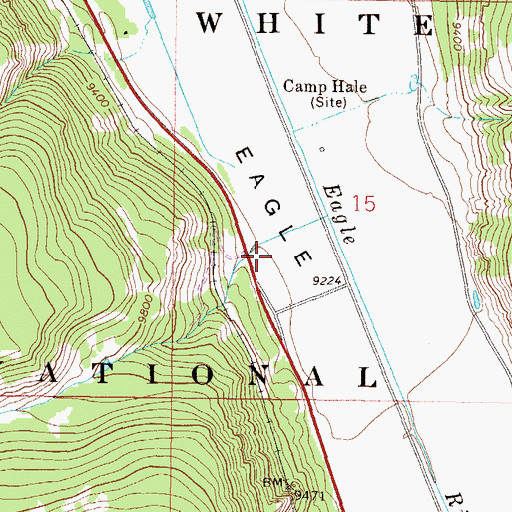 Topographic Map of Yoder Gulch, CO