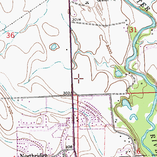 Topographic Map of Flathead Valley Community College, MT