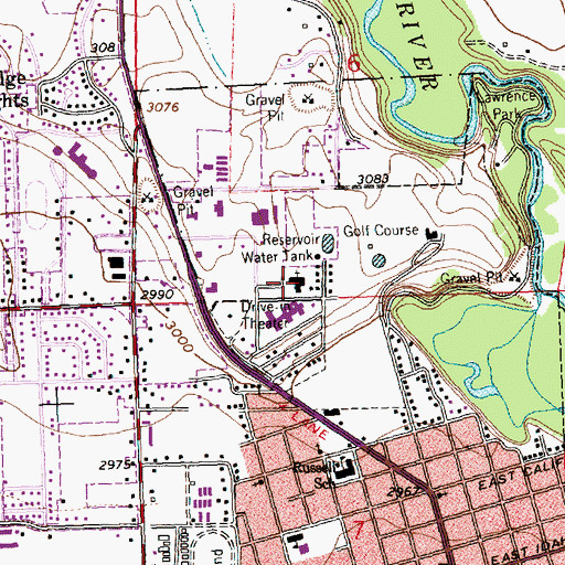 Topographic Map of The Church of Jesus Christ of Latter Day Saints, MT