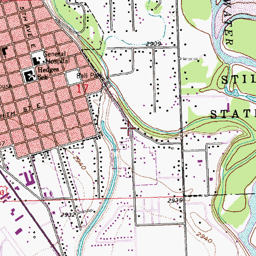 Topographic Map of Grace Bible Fellowship, MT