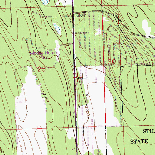 Topographic Map of Forest Acres Mobile Home Park, MT