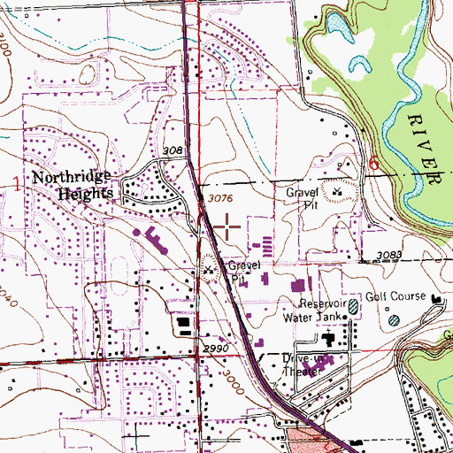 Topographic Map of Windward Place, MT