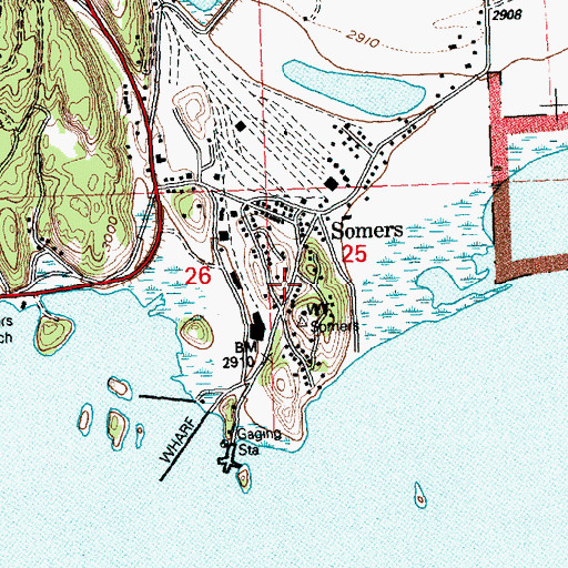 Topographic Map of Point of Rocks (historical), MT