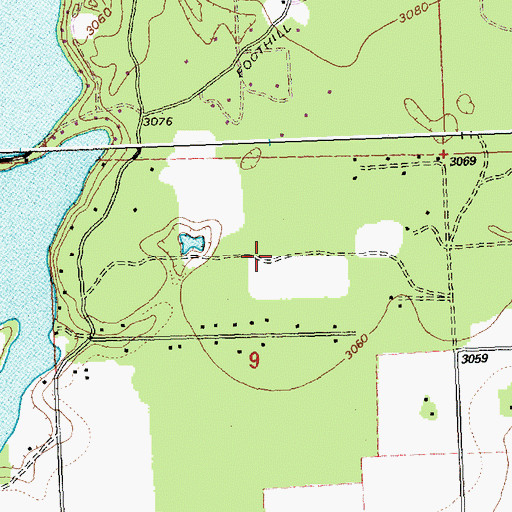 Topographic Map of Negro Prairie (historical), MT
