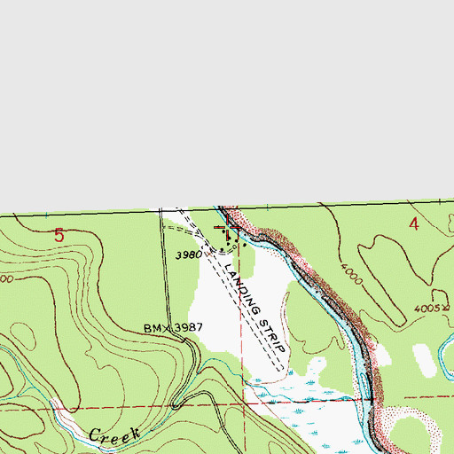 Topographic Map of Moose City, MT