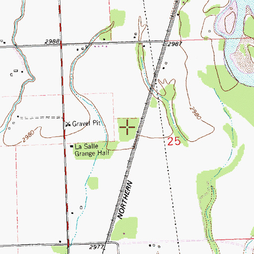 Topographic Map of Hunt (historical), MT