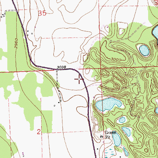Topographic Map of Echo Post Office (historical), MT