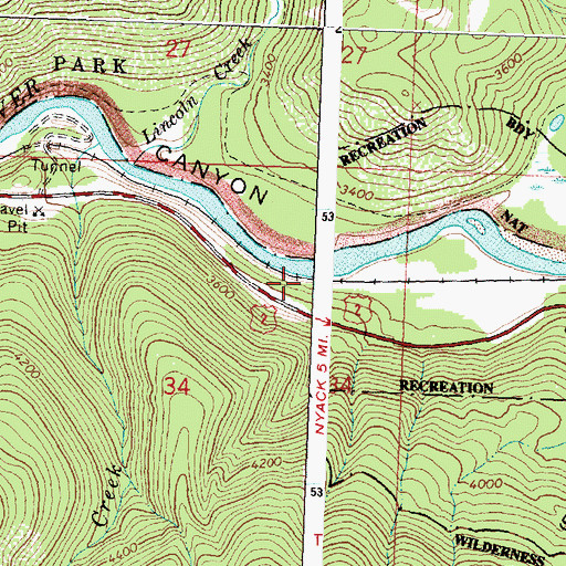 Topographic Map of Silvertip (historical), MT