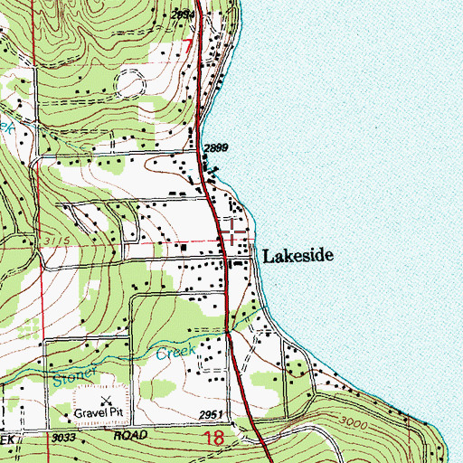 Topographic Map of Stoners Landing (historical), MT