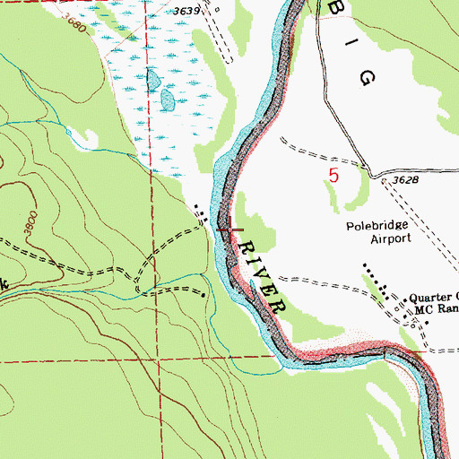 Topographic Map of Reuter (historical), MT